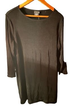 Citiknits from QVC “Little Basic Black Midi Dress”- Classic Crew Neck- NWT!!!!!